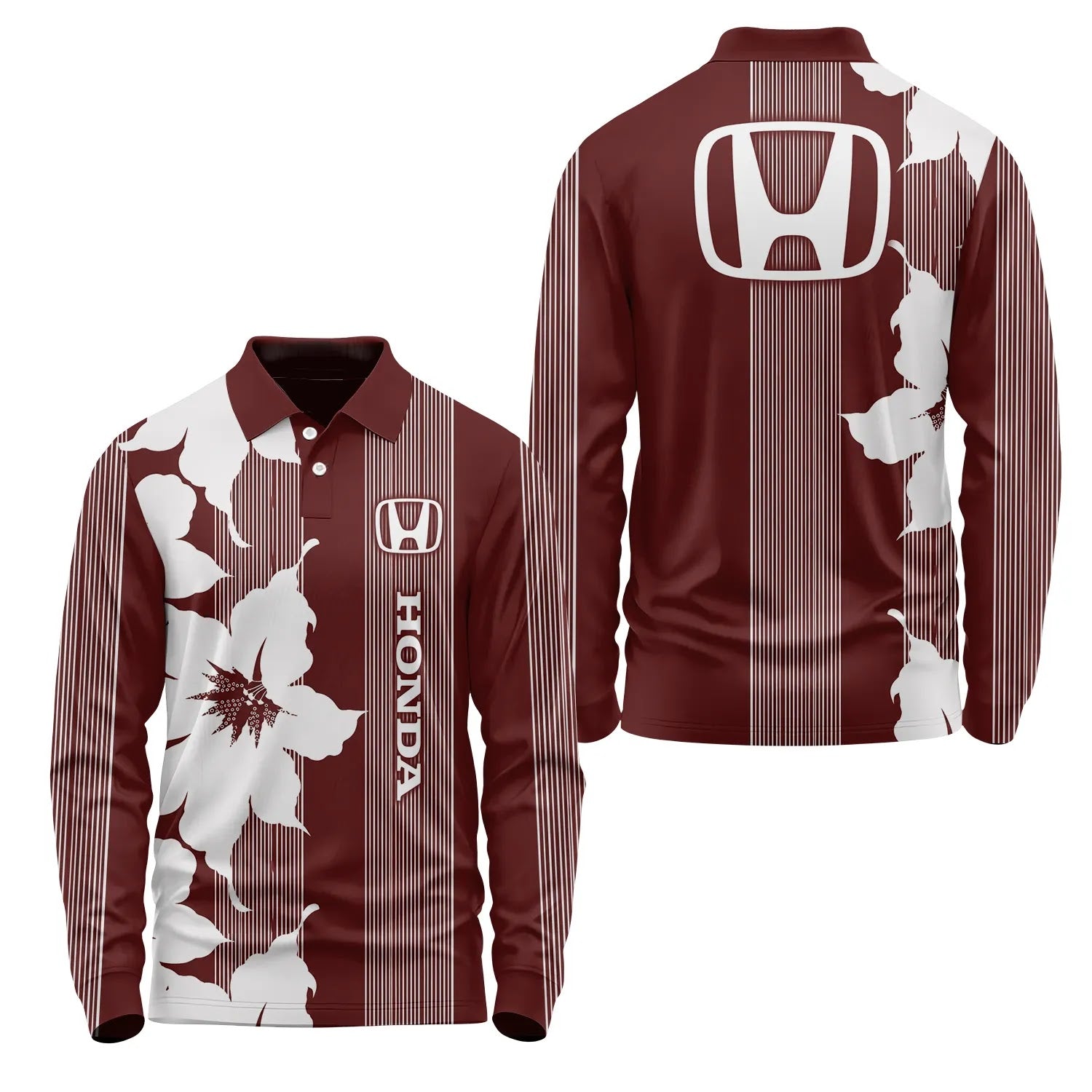 Honda Long Sleeve Polo SHW039