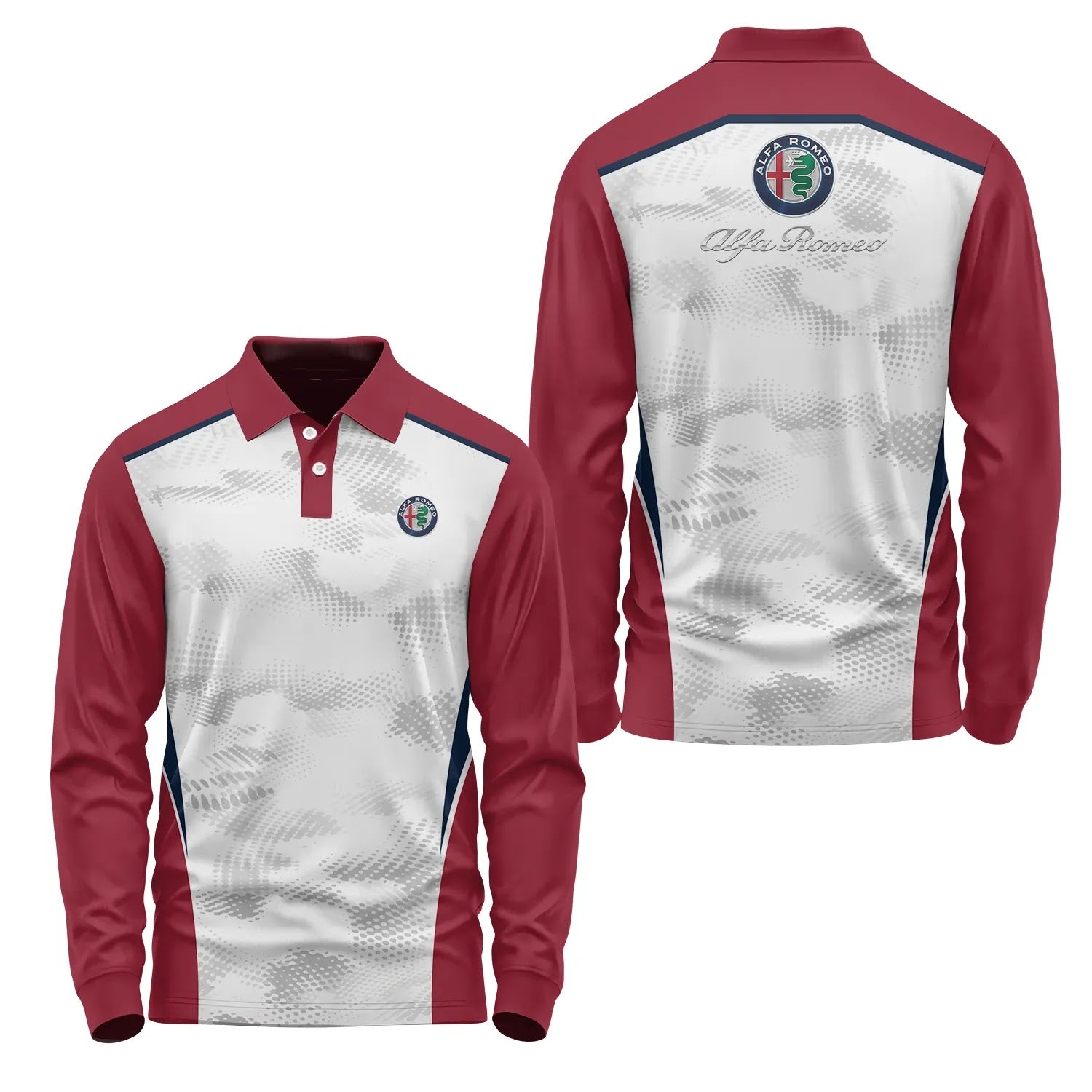 Alfa Romeo Long Sleeve Polo SC081