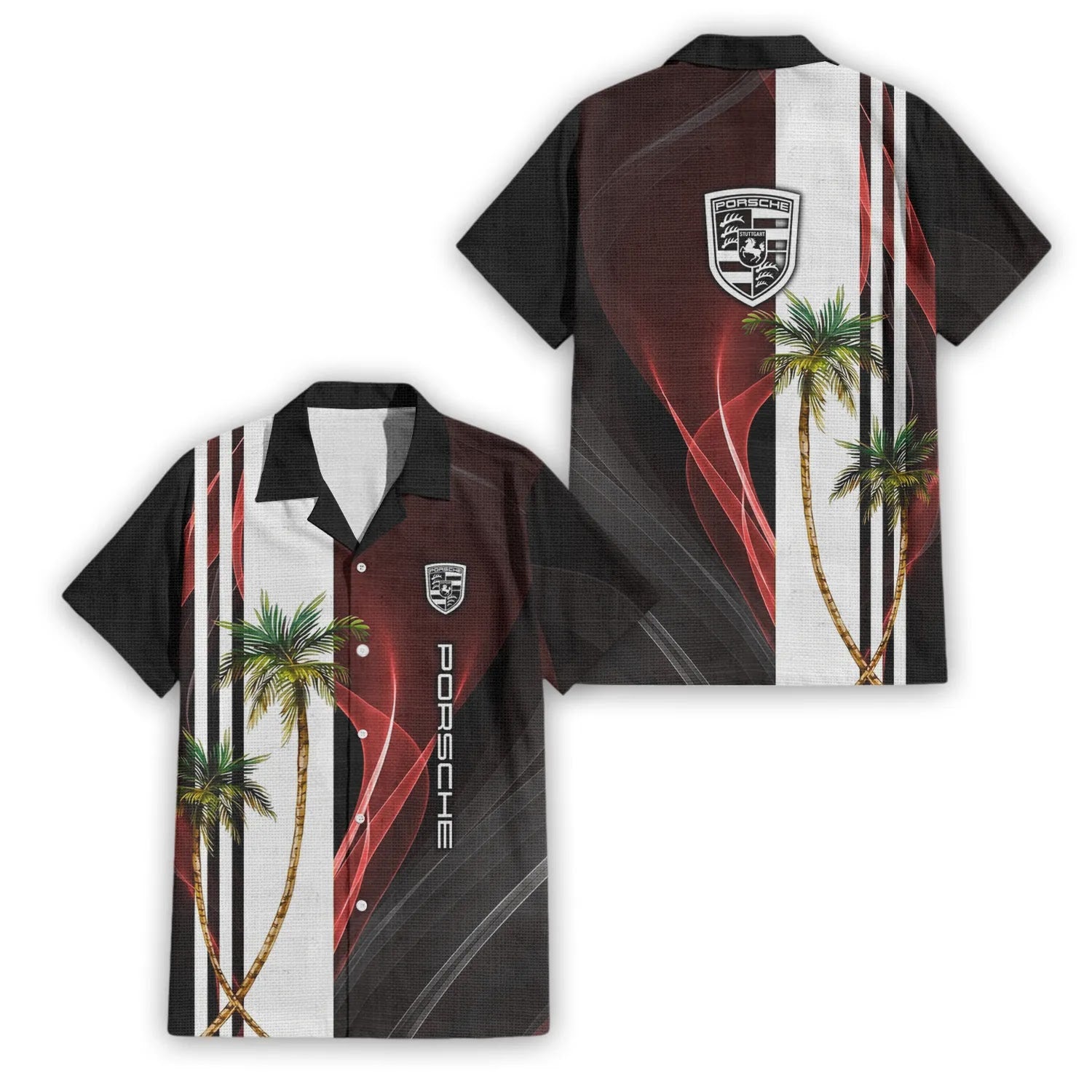 Porsche Premium Hawaiian Shirt SHW036