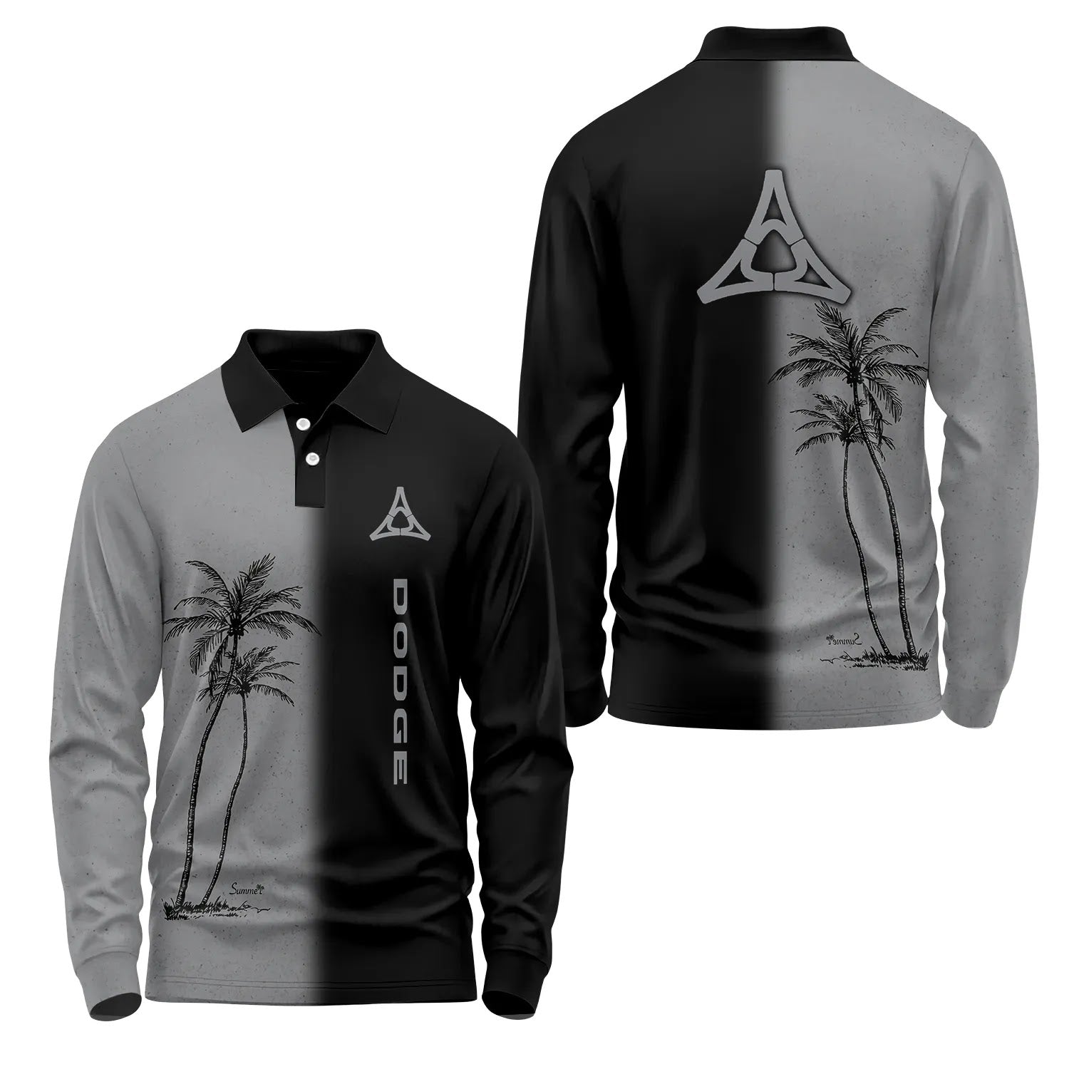 Dodge Long Sleeve Polo SHW037