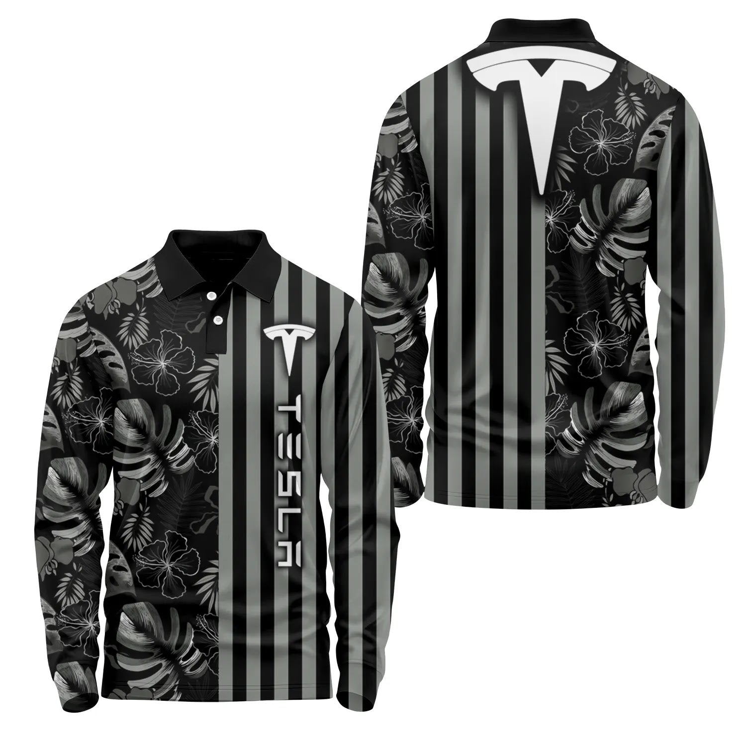 Tesla Long Sleeve Polo SHW040