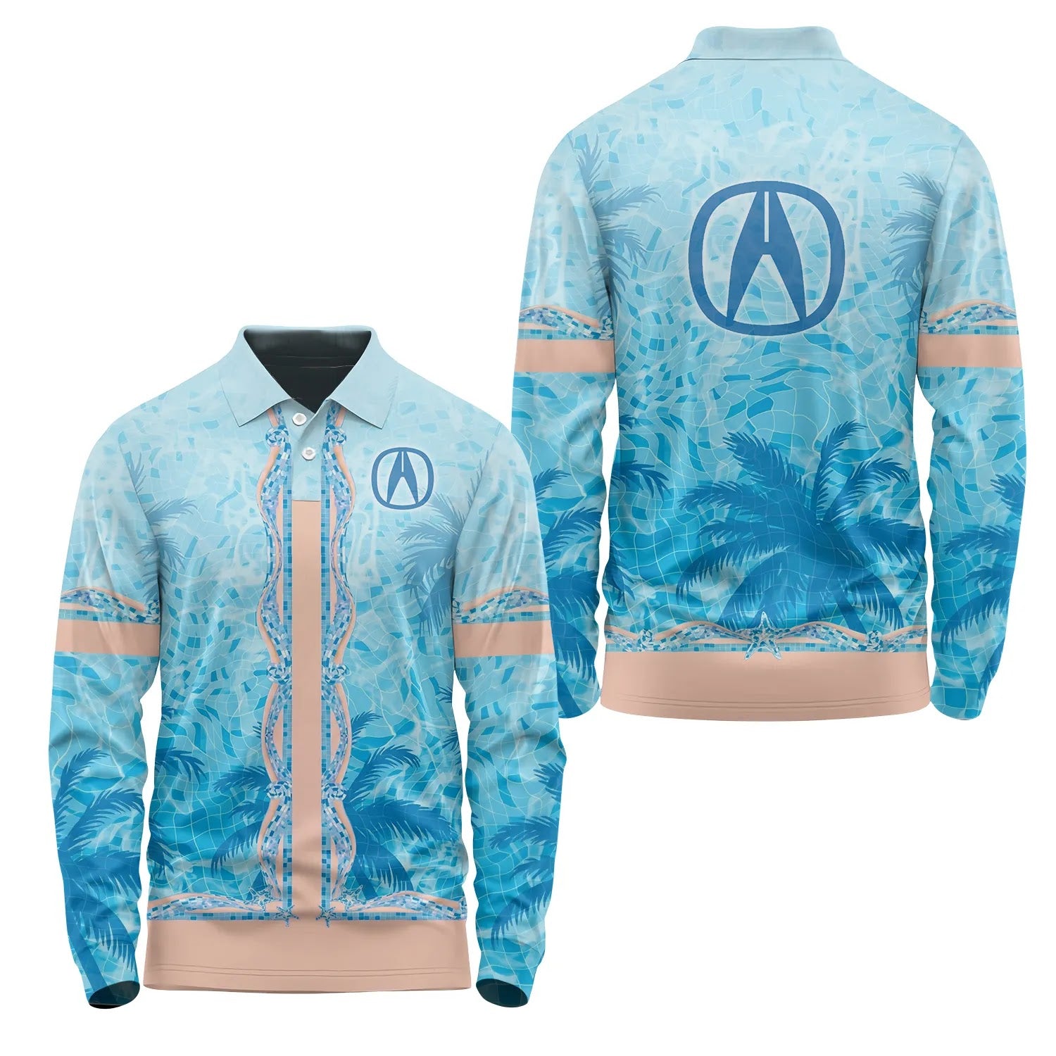 Acura Long Sleeve Polo SHW026