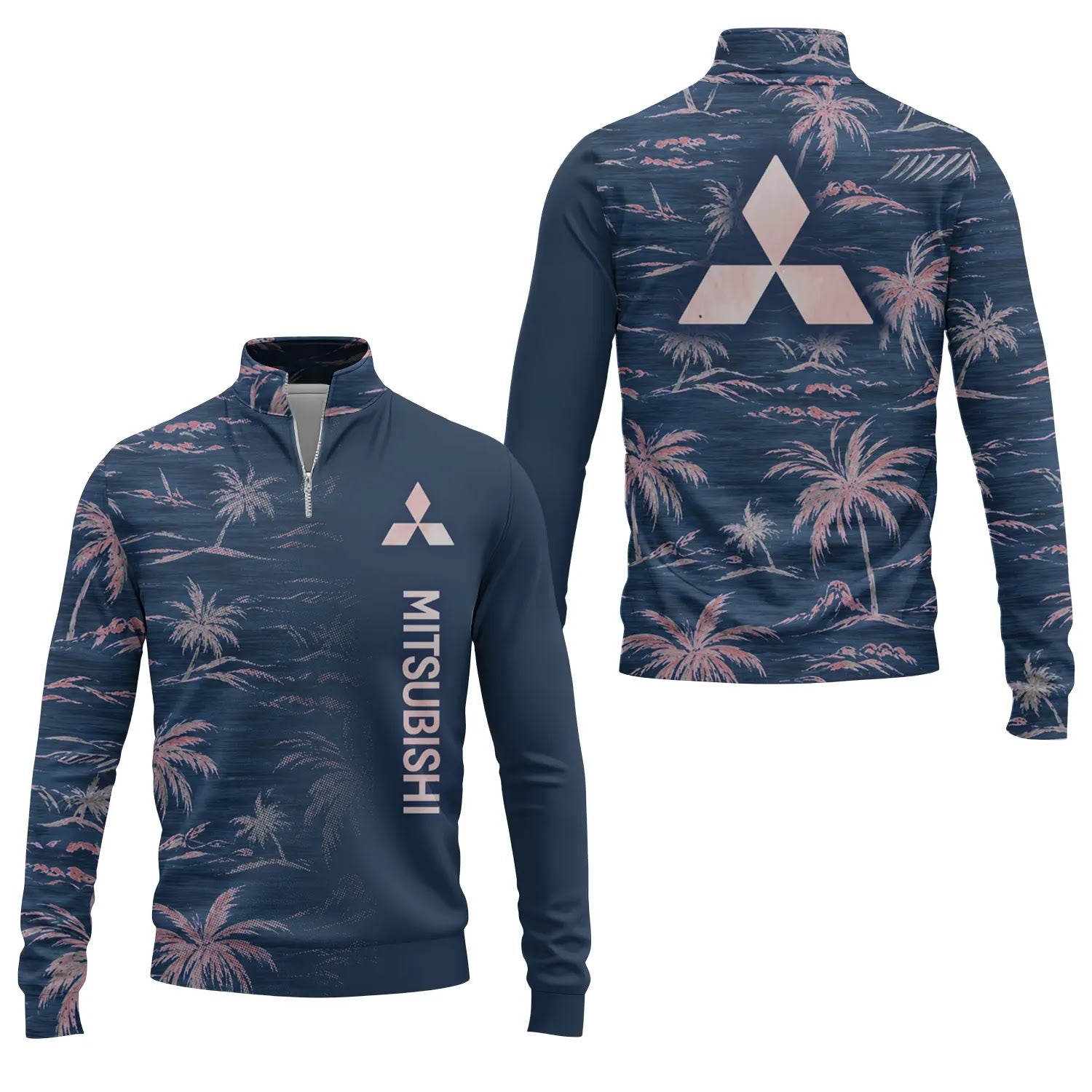 Mitsubishi Quarter-zip Pullover SHW013