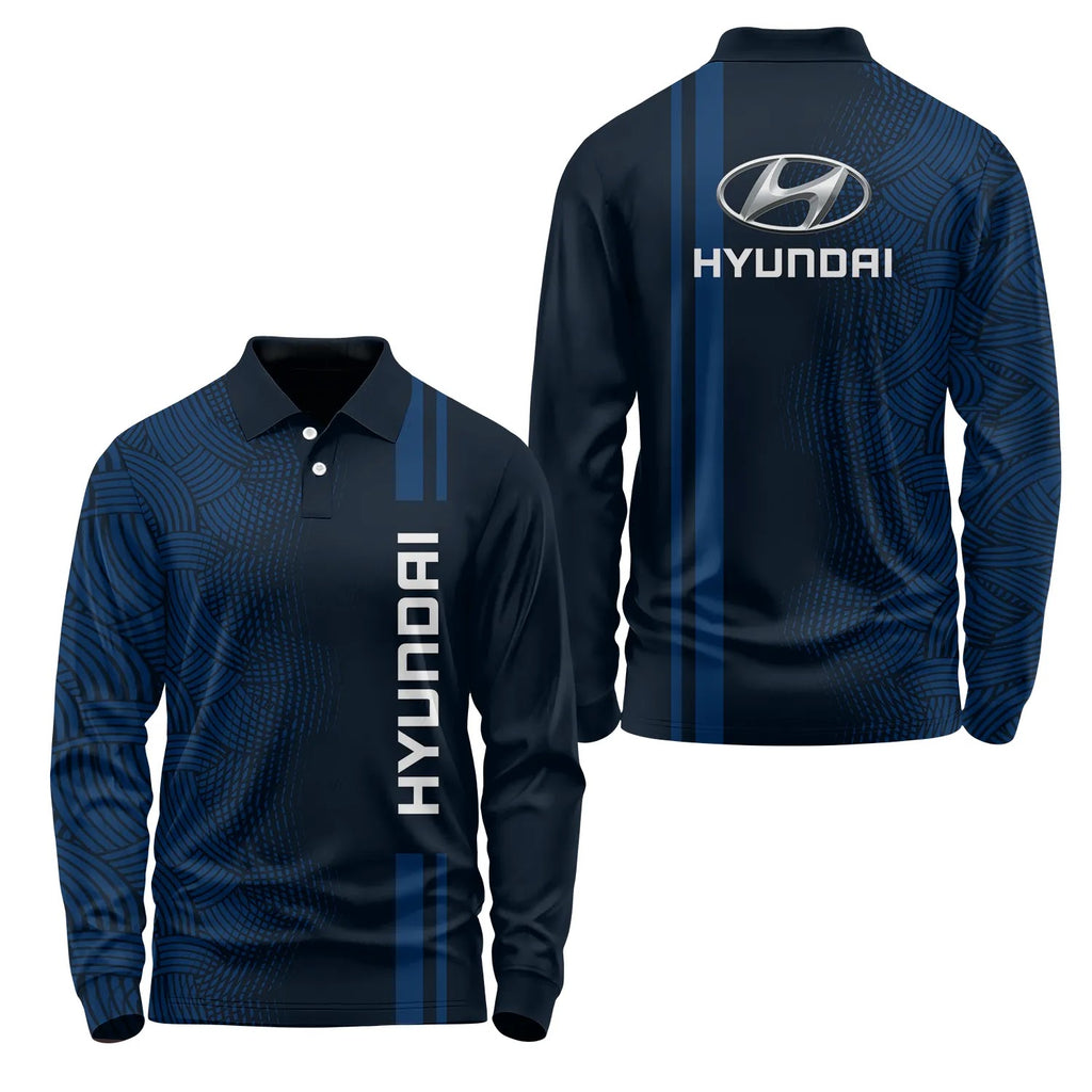 Hyundai Long Sleeve Polo SC084