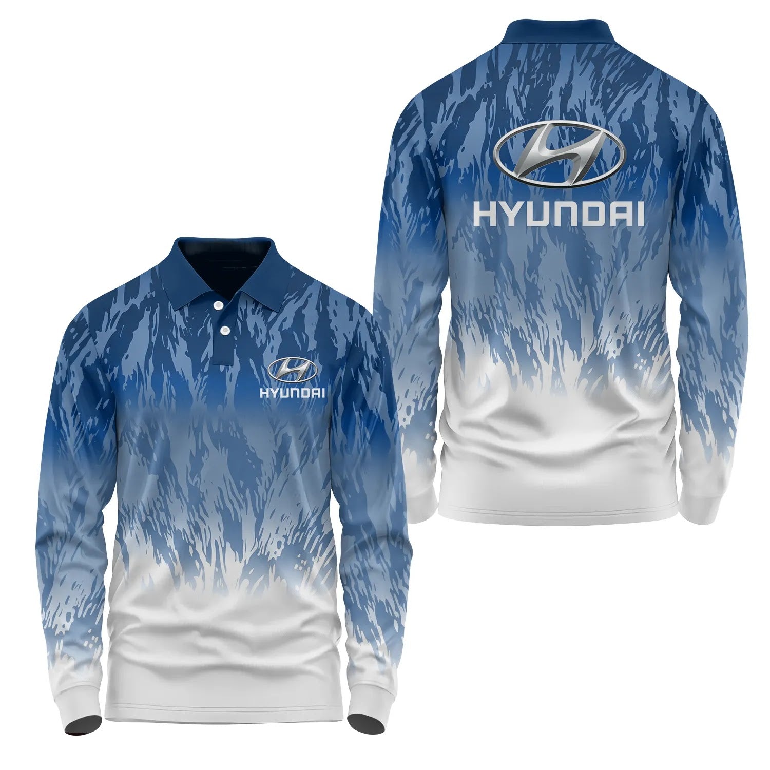 Hyundai Long Sleeve Polo SC069
