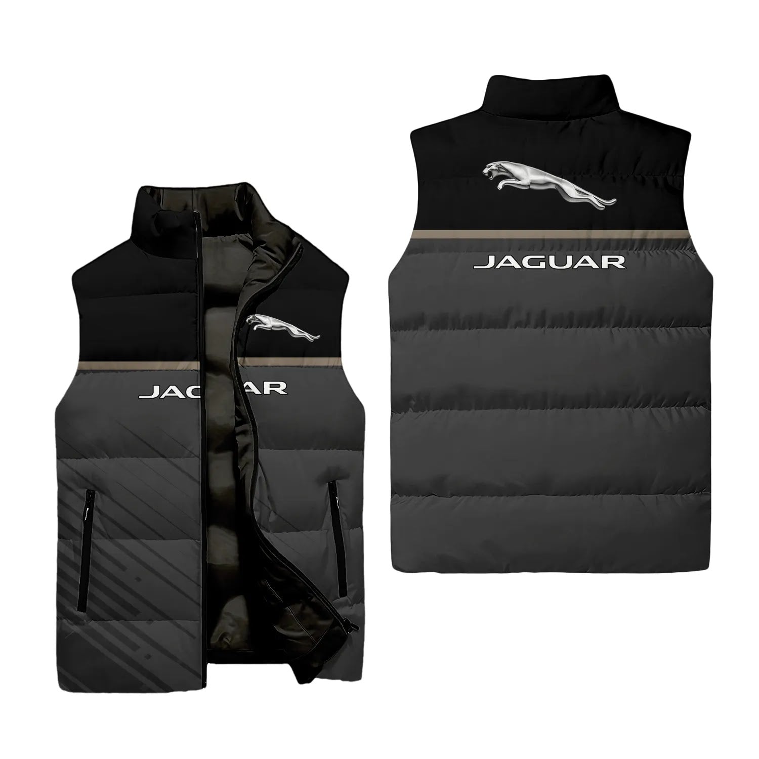 Jaguar Sleeveless Puffer Jacket SC040