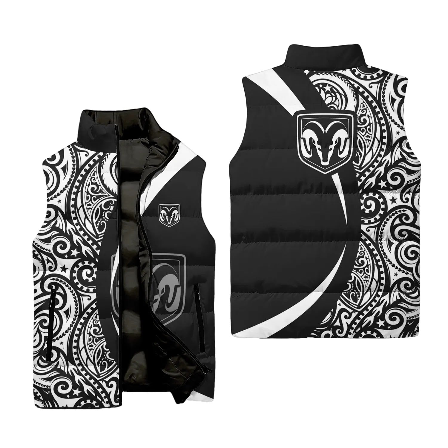 Ram Sleeveless Puffer Jacket SHW072