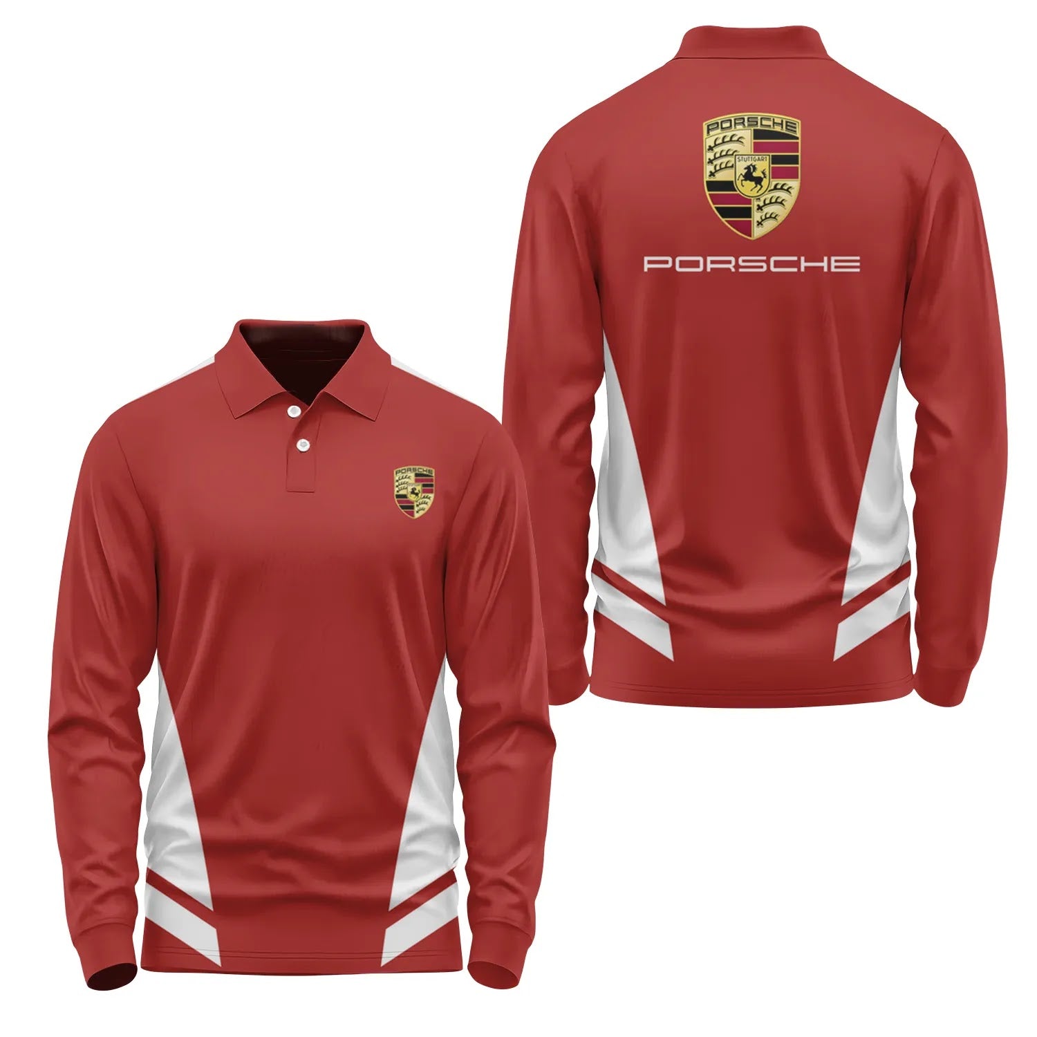 Porsche Long Sleeve Polo SC092