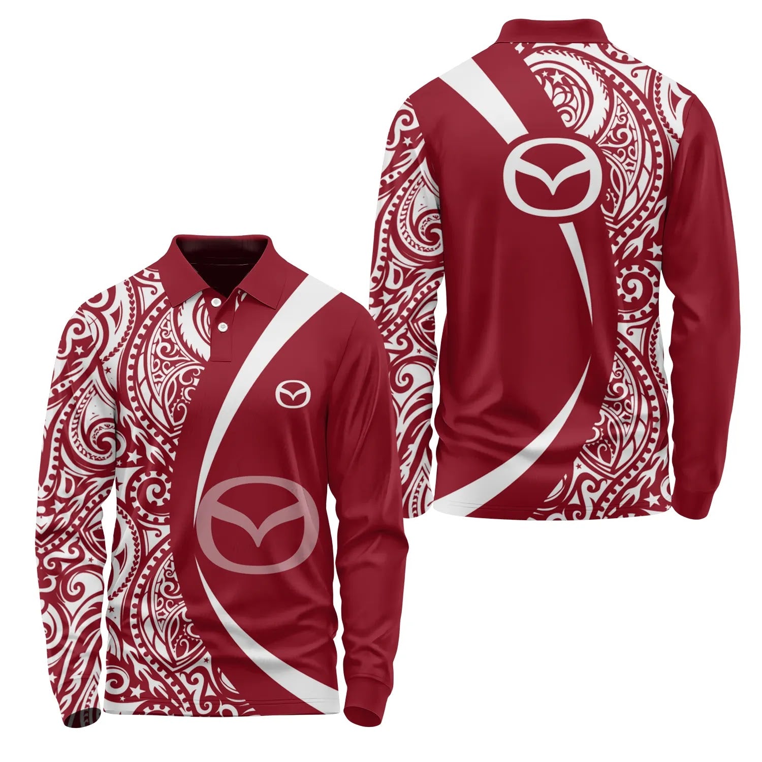 Mazda Long Sleeve Polo SHW072