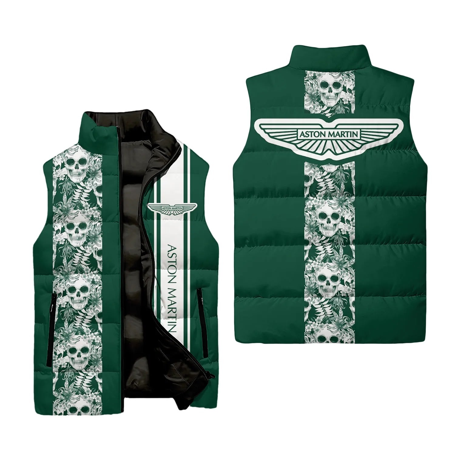 Aston Martin Sleeveless Puffer Jacket SHW042