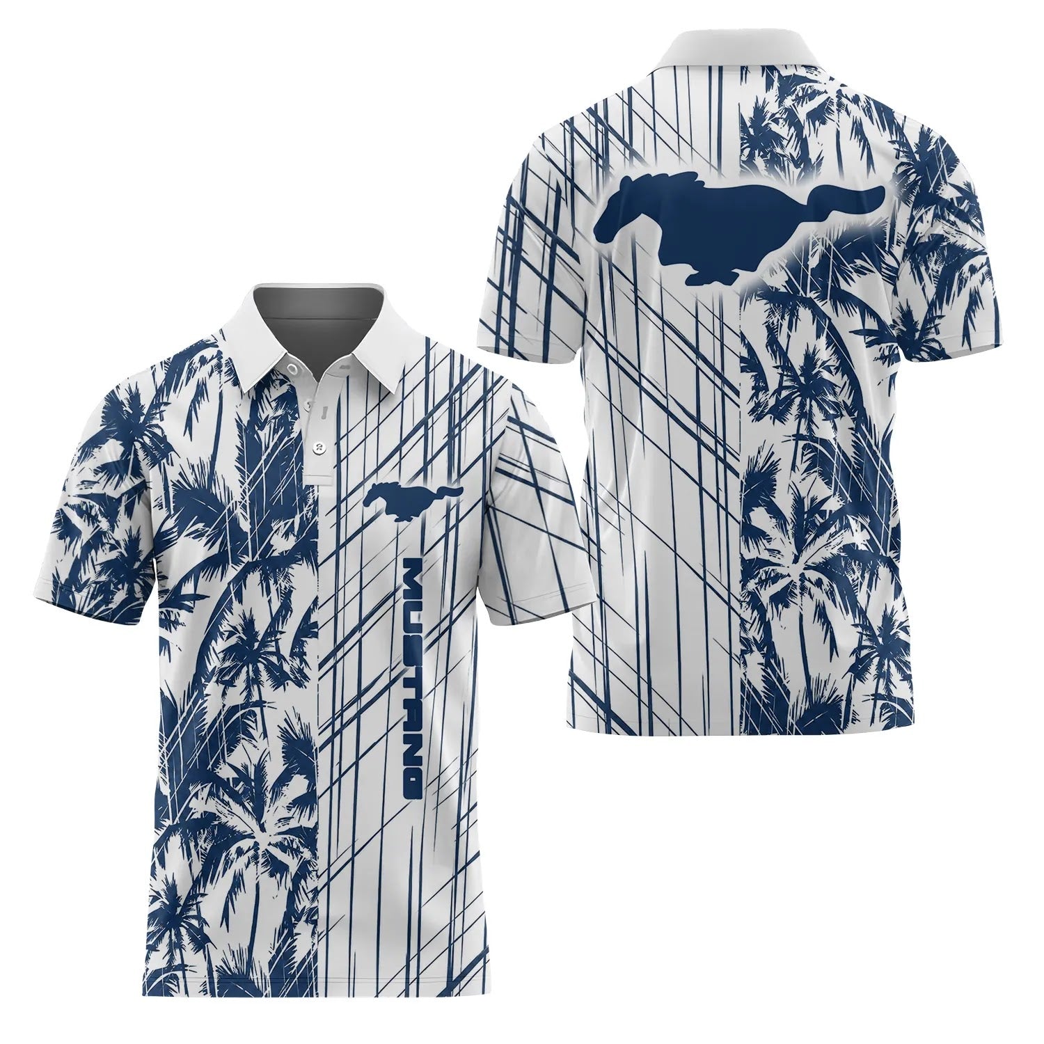 Ford Mustang Short Sleeve Polo SHW041