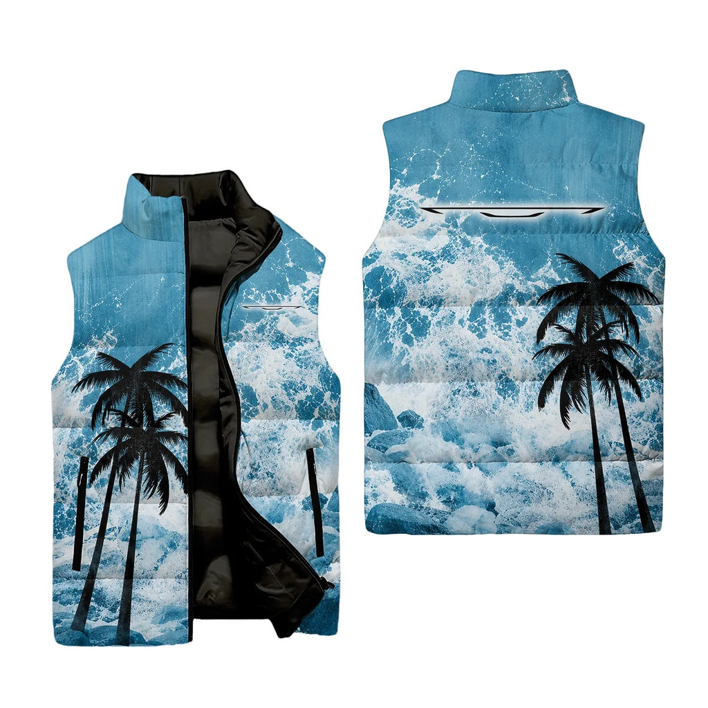 Chrysler Sleeveless Puffer Jacket SHW052