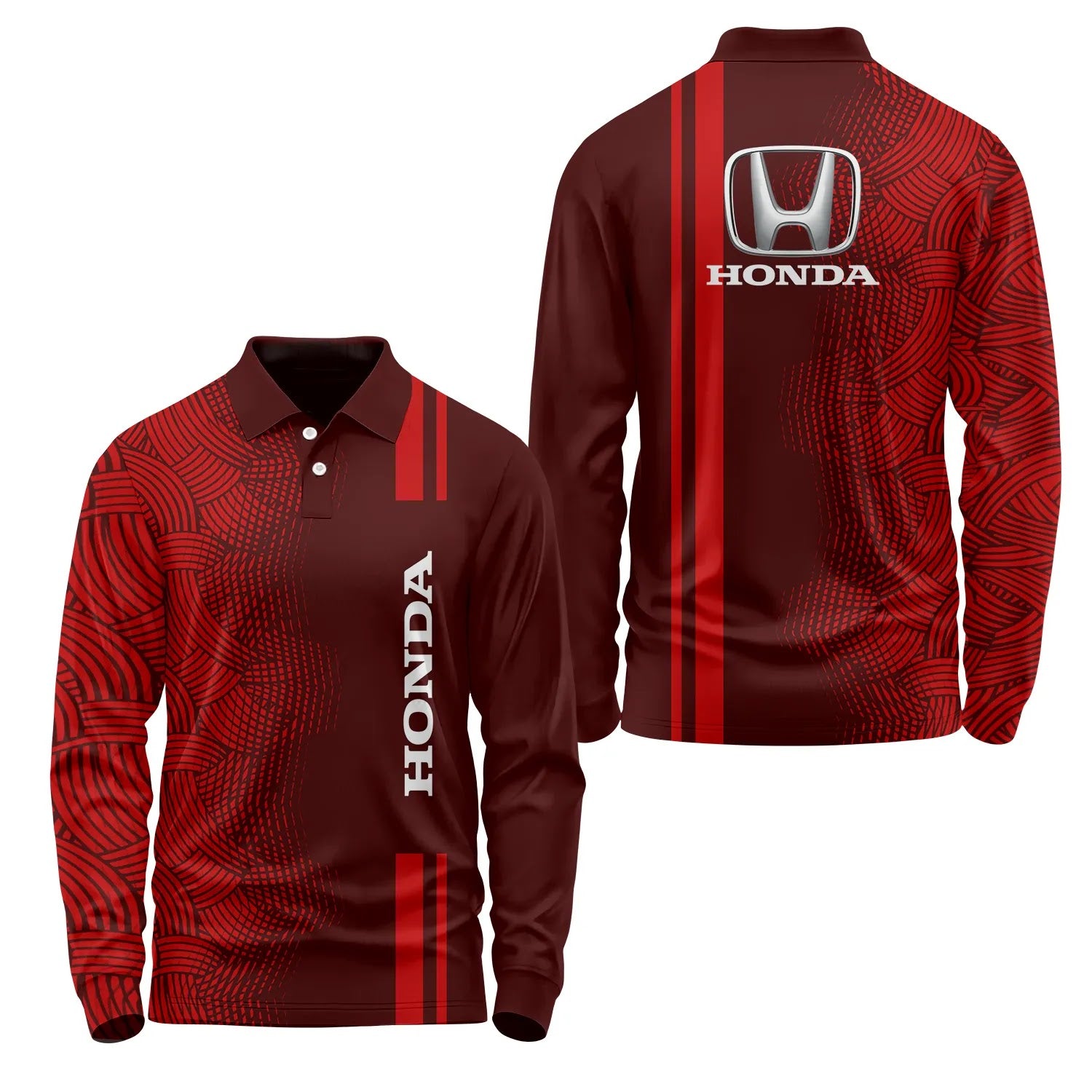 Honda Long Sleeve Polo SC084