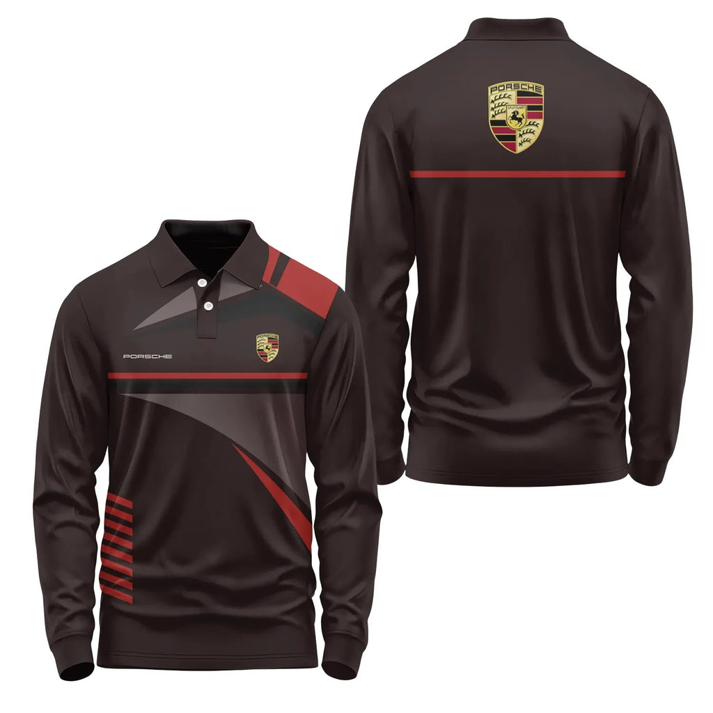 Porsche Long Sleeve Polo SC067