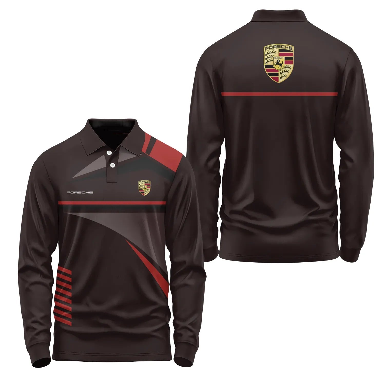 Porsche Long Sleeve Polo SC067
