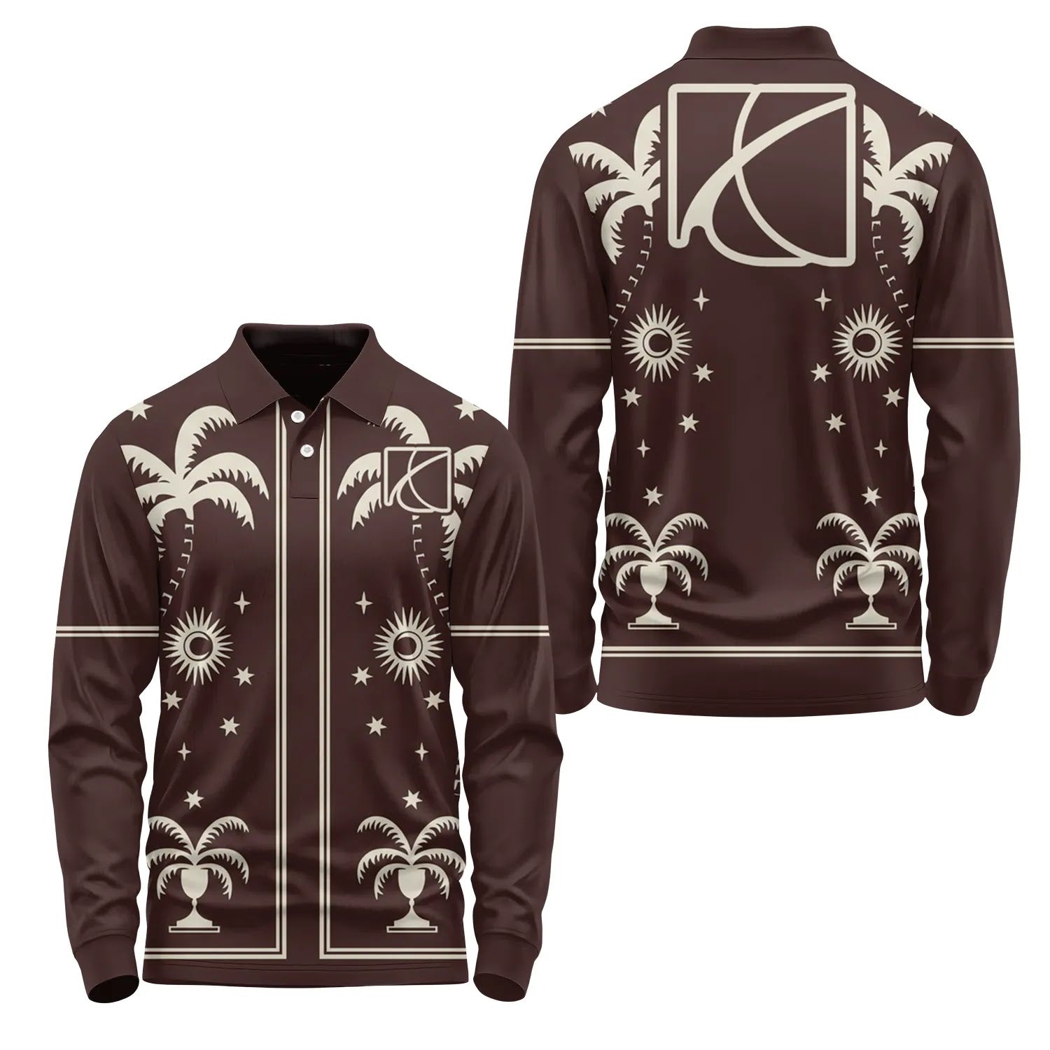Saturn Long Sleeve Polo SHW066