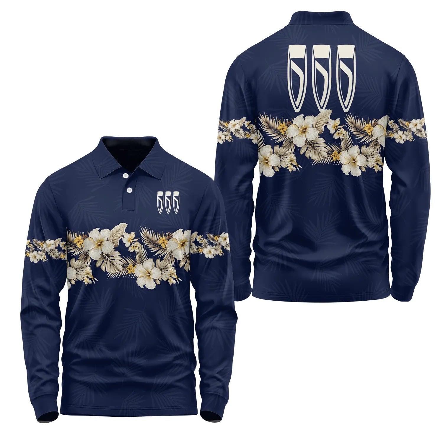 Buick Long Sleeve Polo SHW047