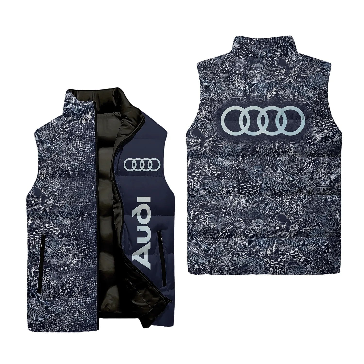 Audi Sleeveless Puffer Jacket SHW006