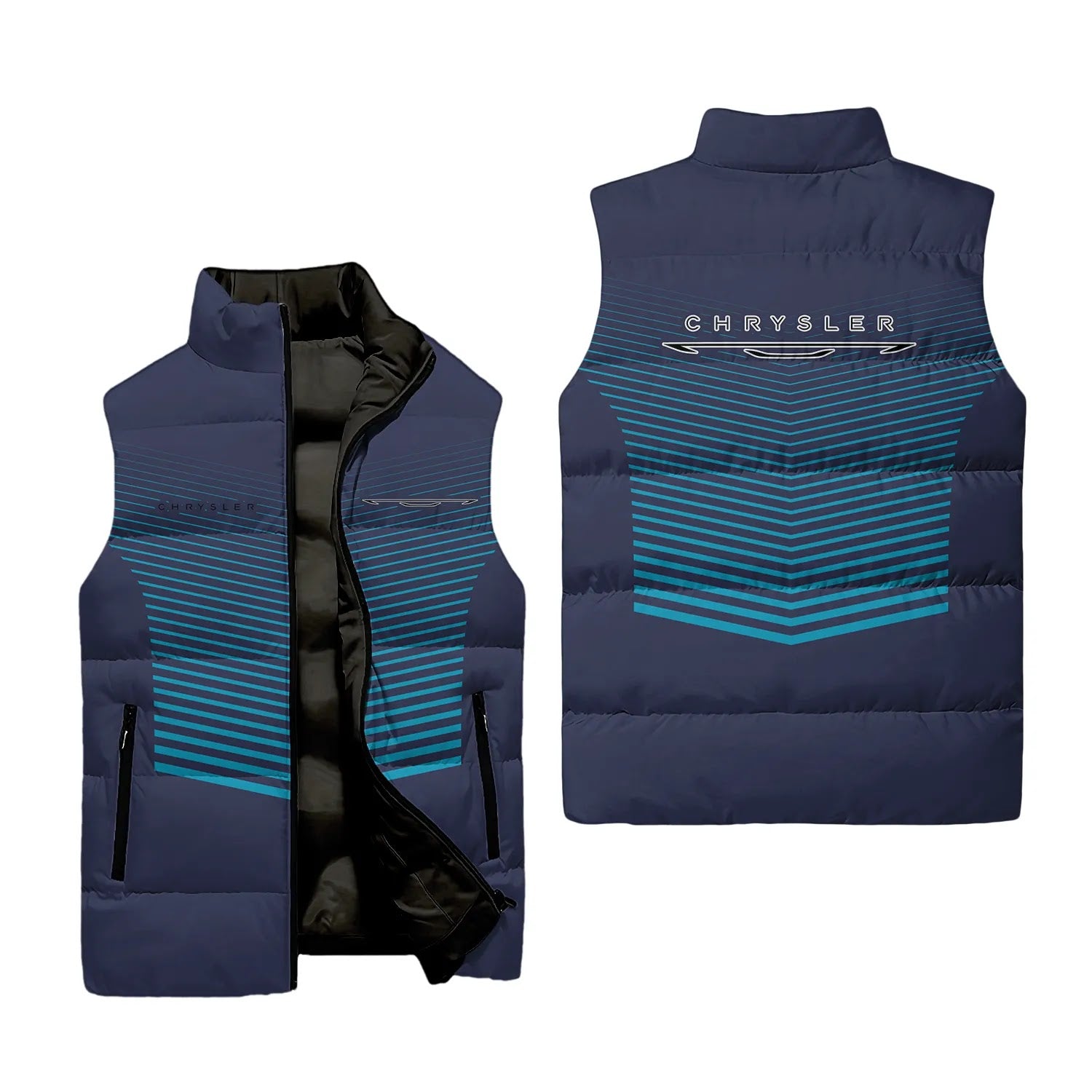 Chrysler Sleeveless Puffer Jacket SC099