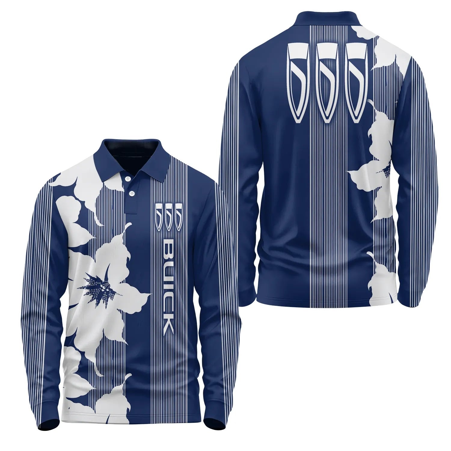 Buick Long Sleeve Polo SHW039
