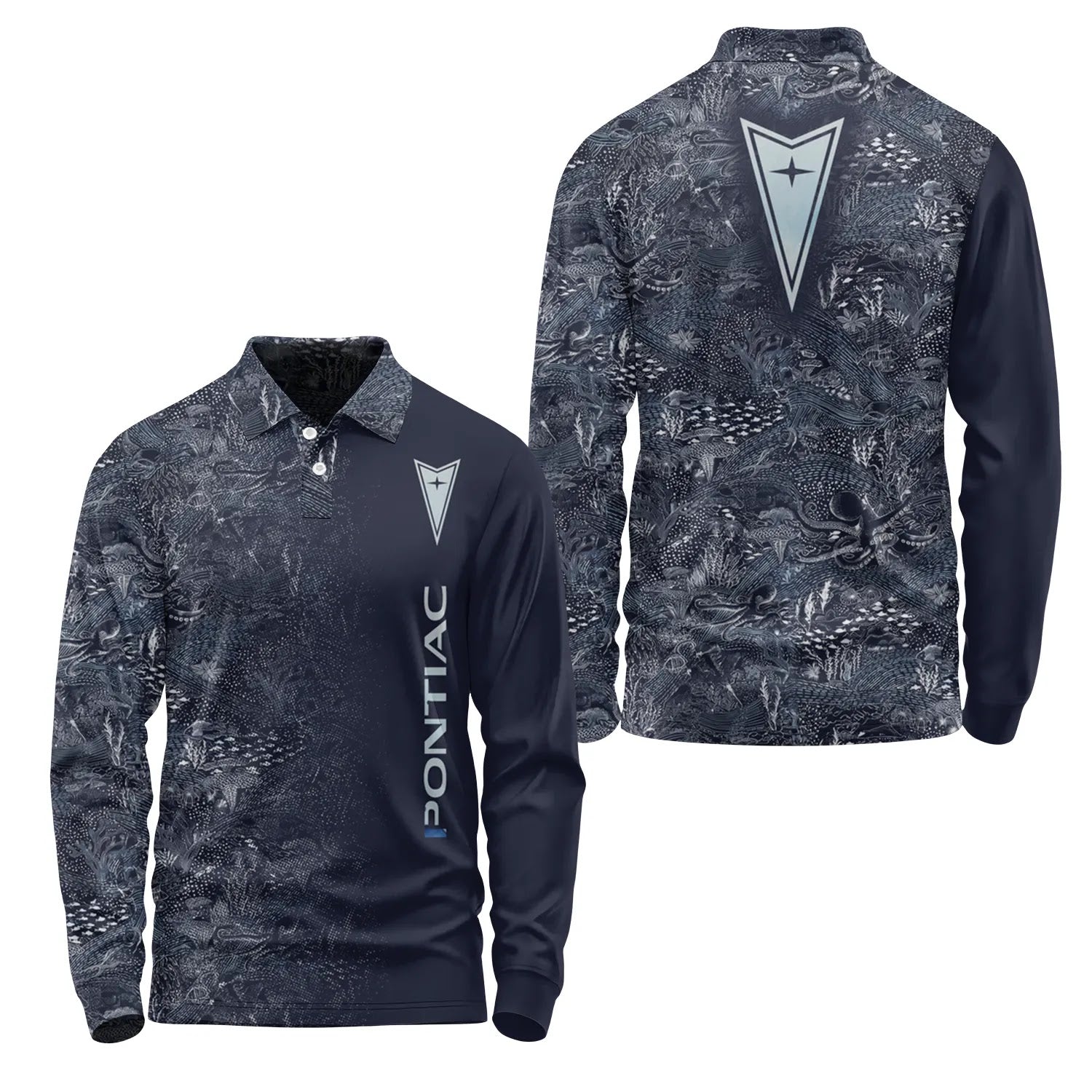 Pontiac Long Sleeve Polo SHW006