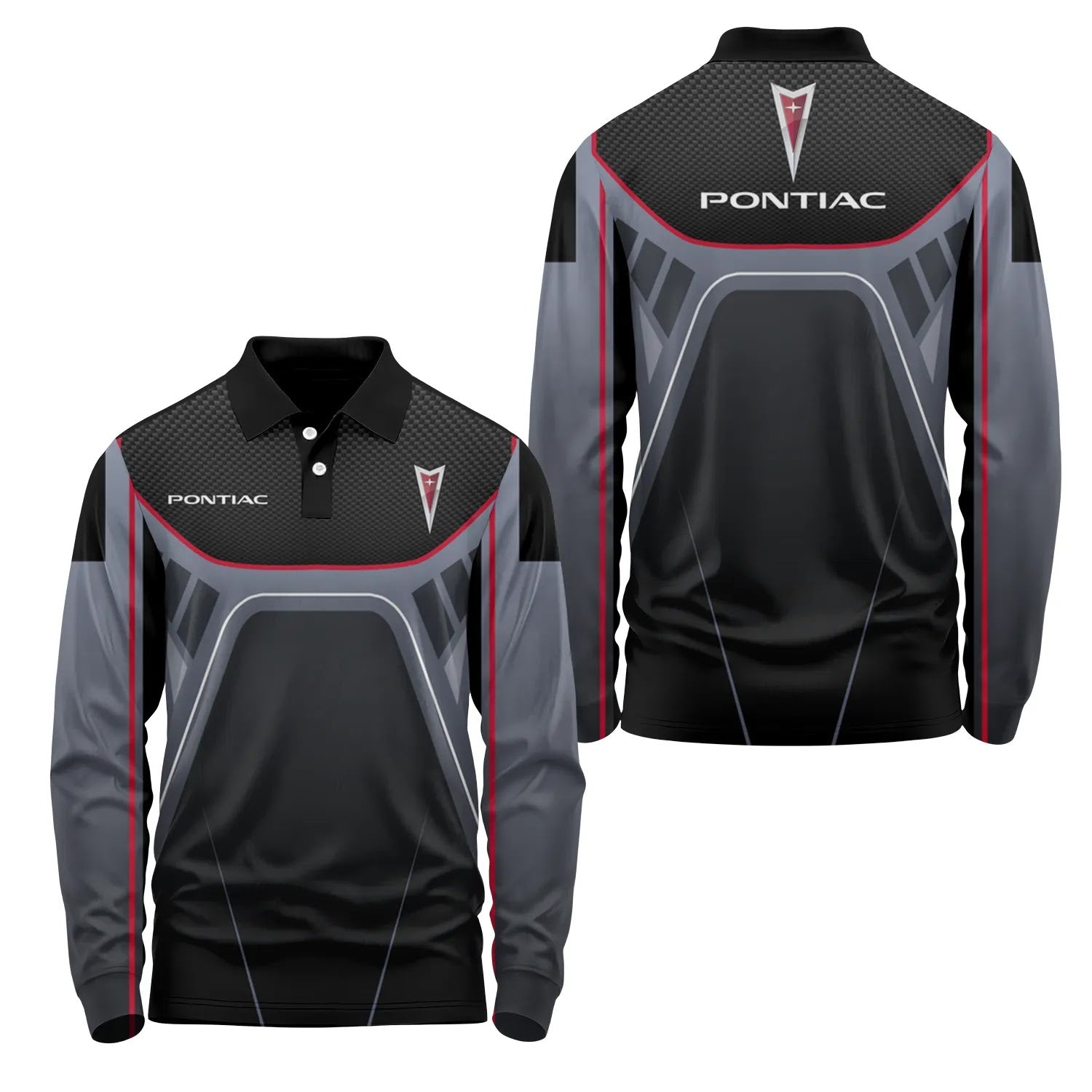 Pontiac Long Sleeve Polo SC088
