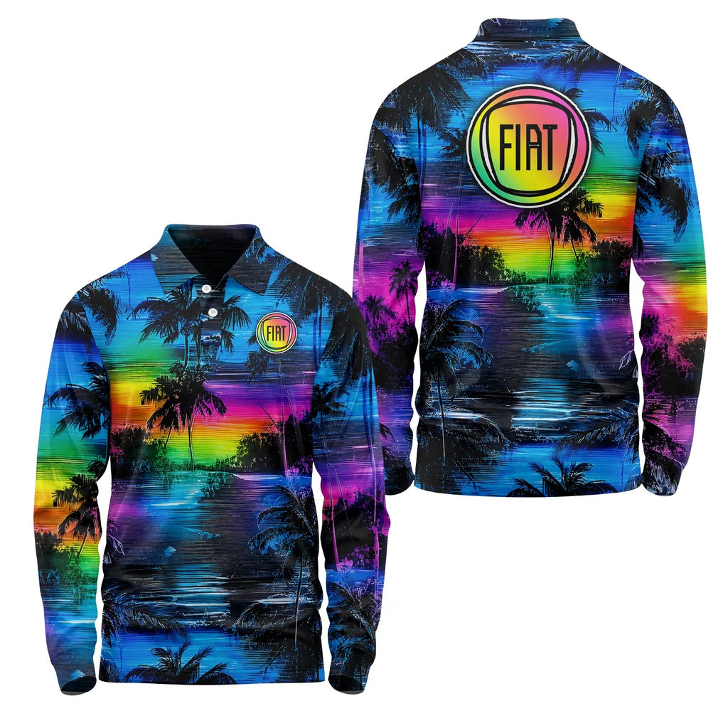 Fiat Long Sleeve Polo SHW055