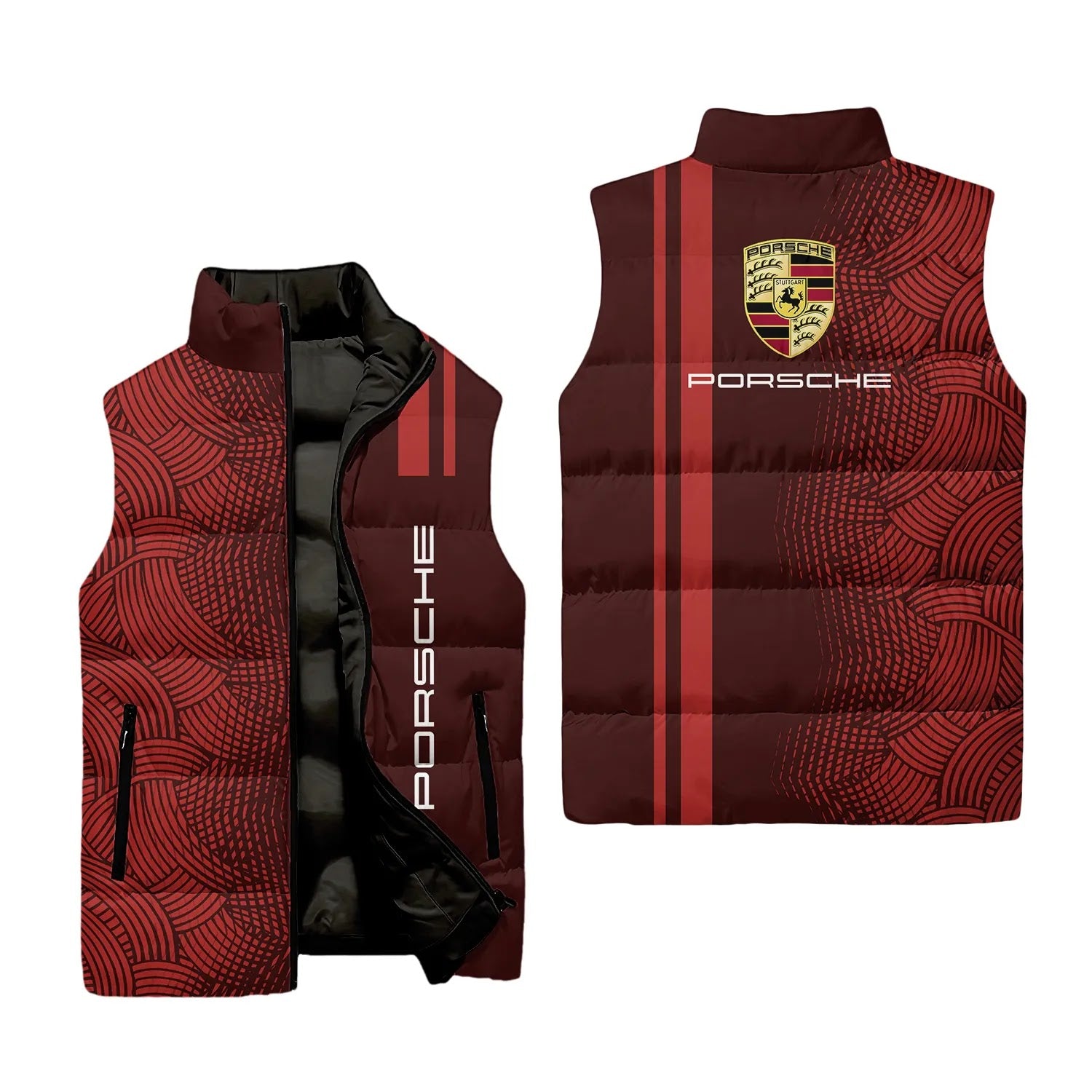 Porsche Sleeveless Puffer Jacket SC084