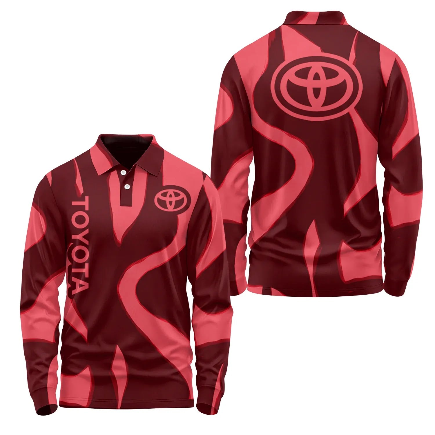 Toyota Long Sleeve Polo SHW068