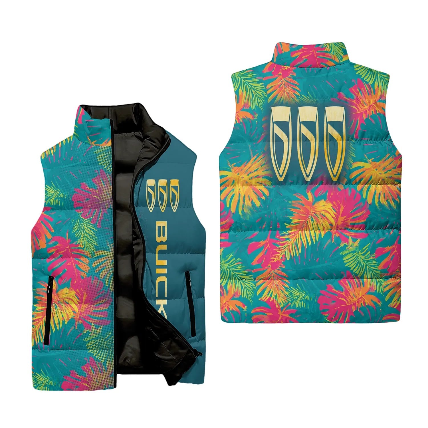 Buick Sleeveless Puffer Jacket SHW059