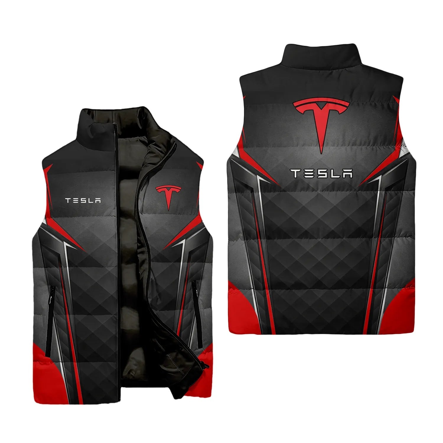 Tesla Sleeveless Puffer Jacket SC074