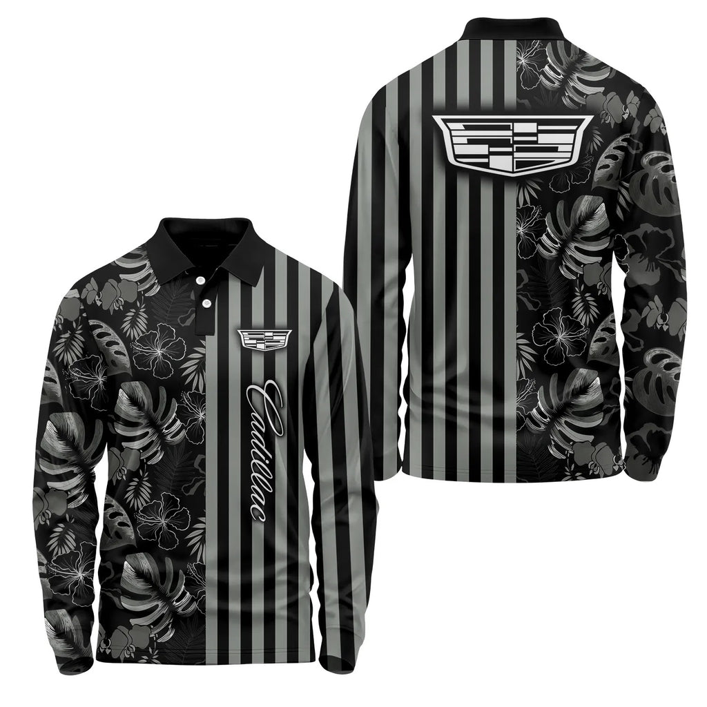 Cadillac Long Sleeve Polo SHW040