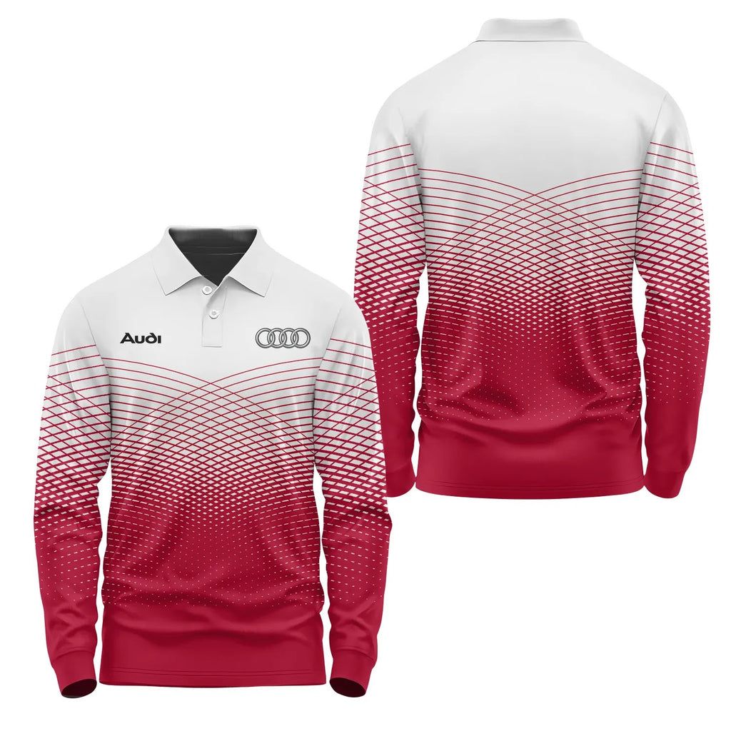 Audi Long Sleeve Polo SC109