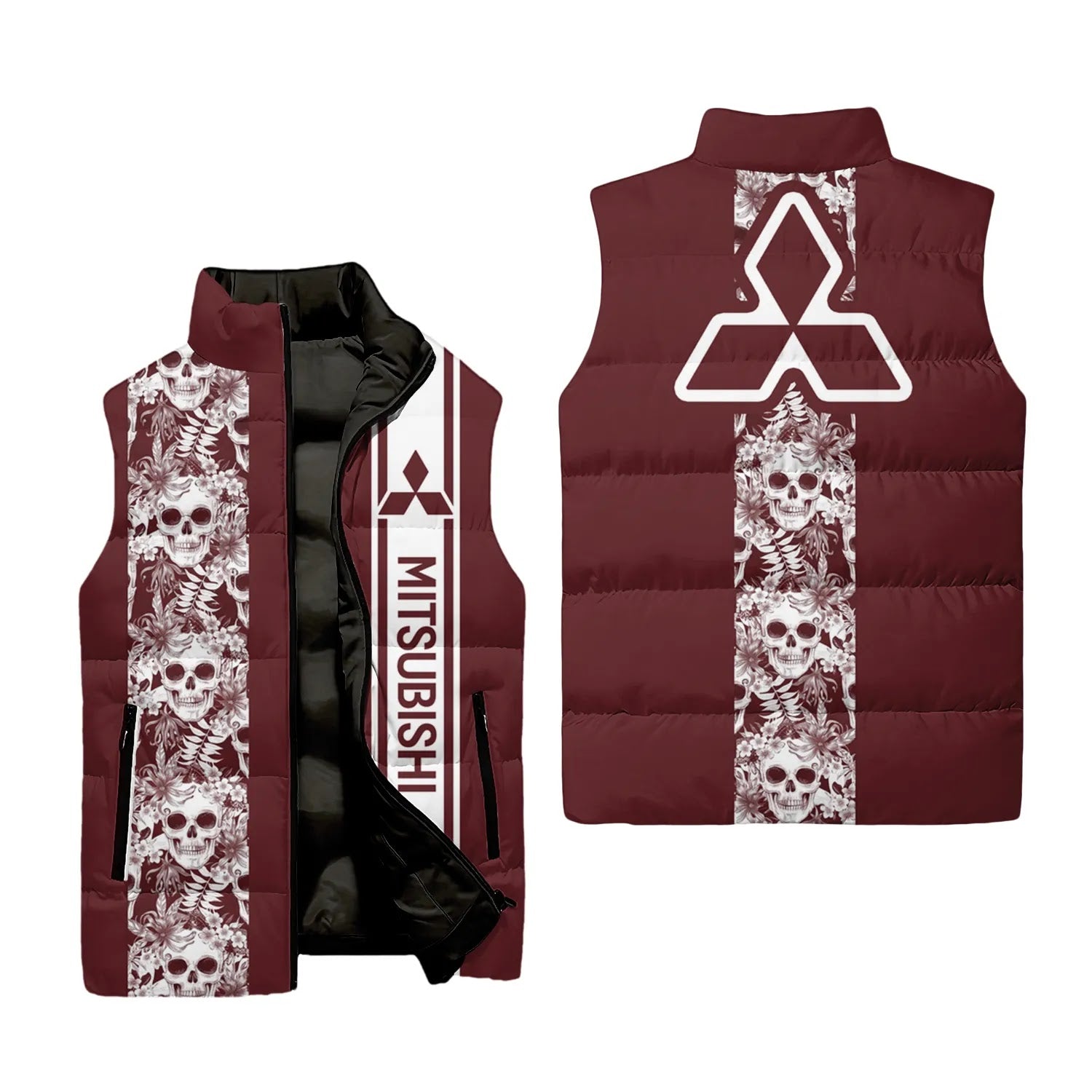 Mitsubishi Sleeveless Puffer Jacket SHW042
