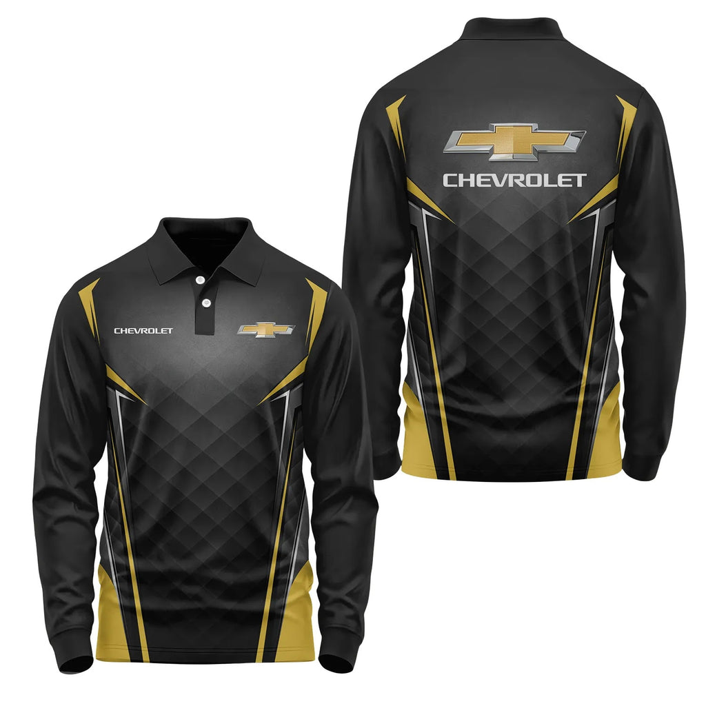 Chevrolet Long Sleeve Polo SC074