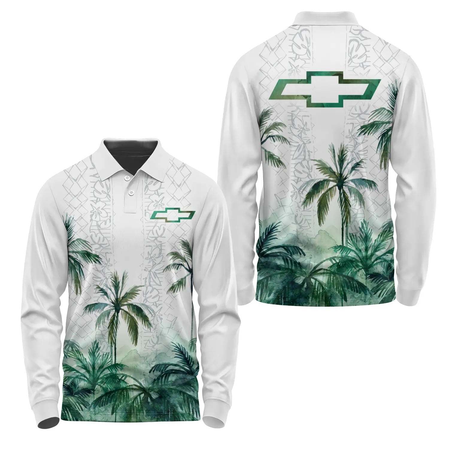 Chevrolet Long Sleeve Polo SHW015