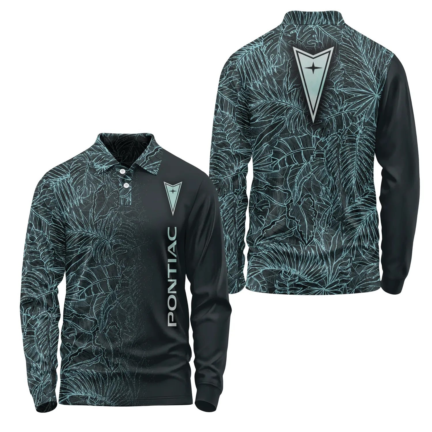 Pontiac Long Sleeve Polo SHW008