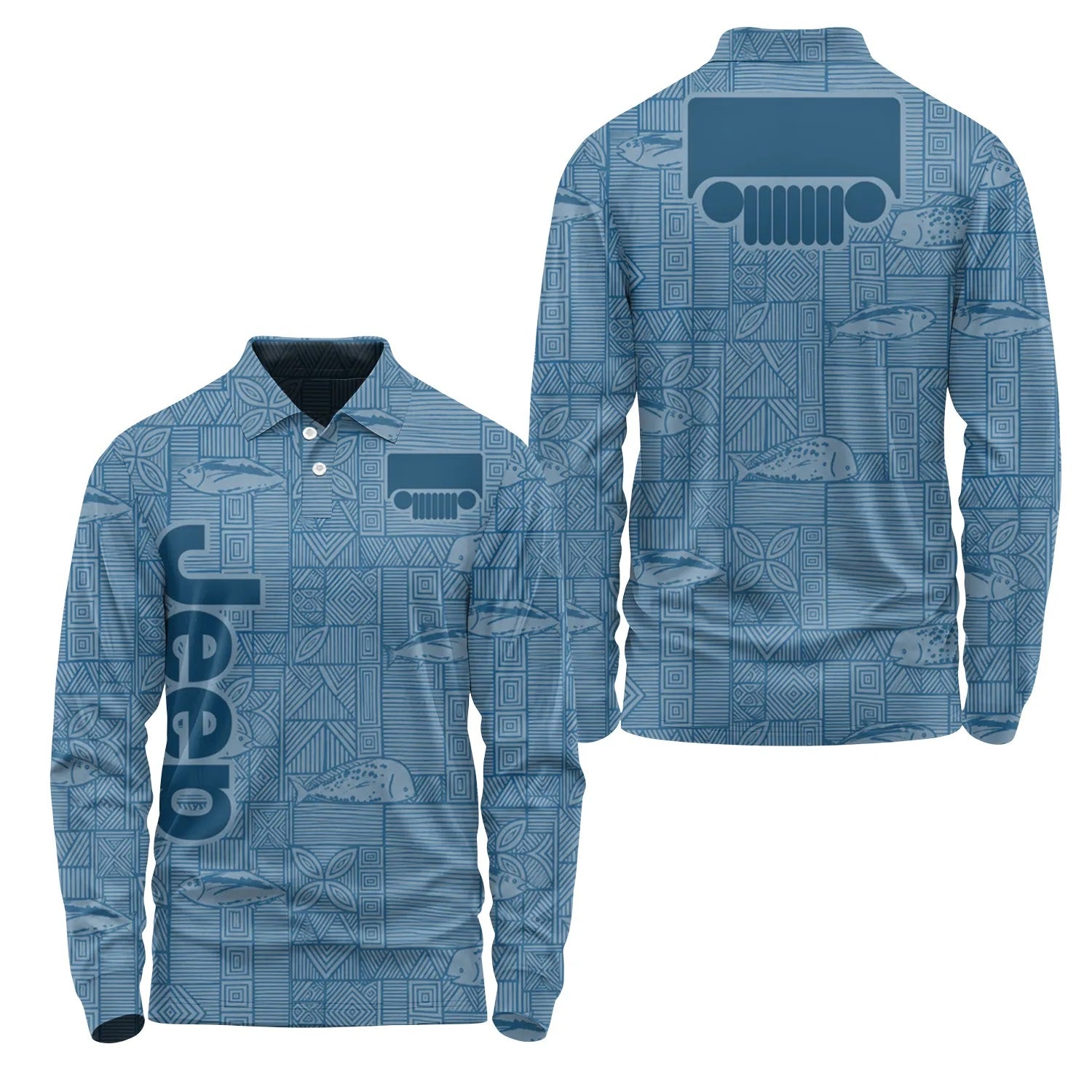 Jeep Long Sleeve Polo SHW012