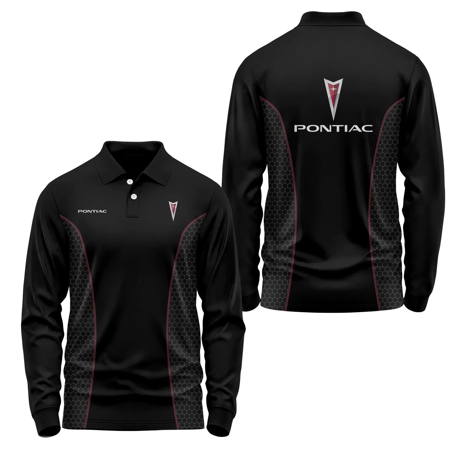 Pontiac Long Sleeve Polo SC072