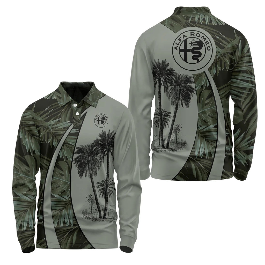 Alfa Romeo Long Sleeve Polo SHW063