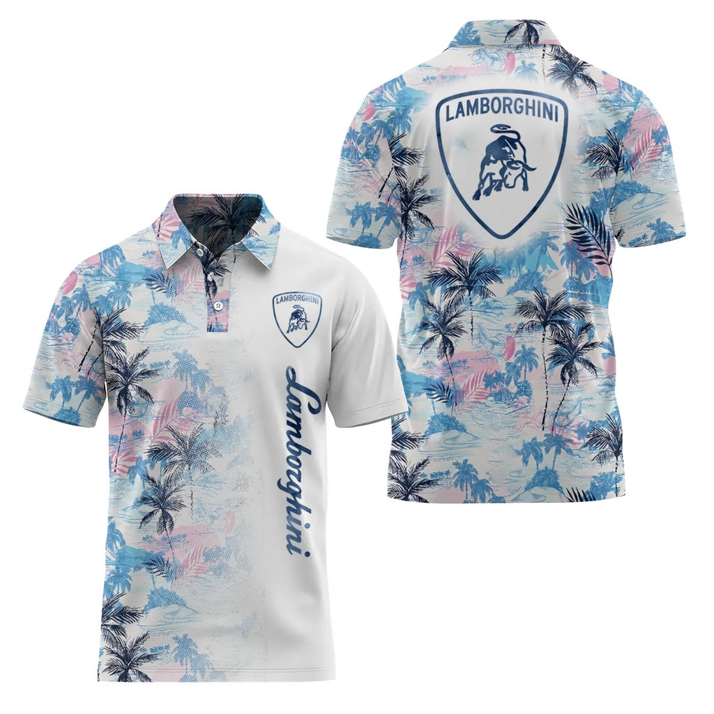 Lamborghini Short Sleeve Polo SHW029