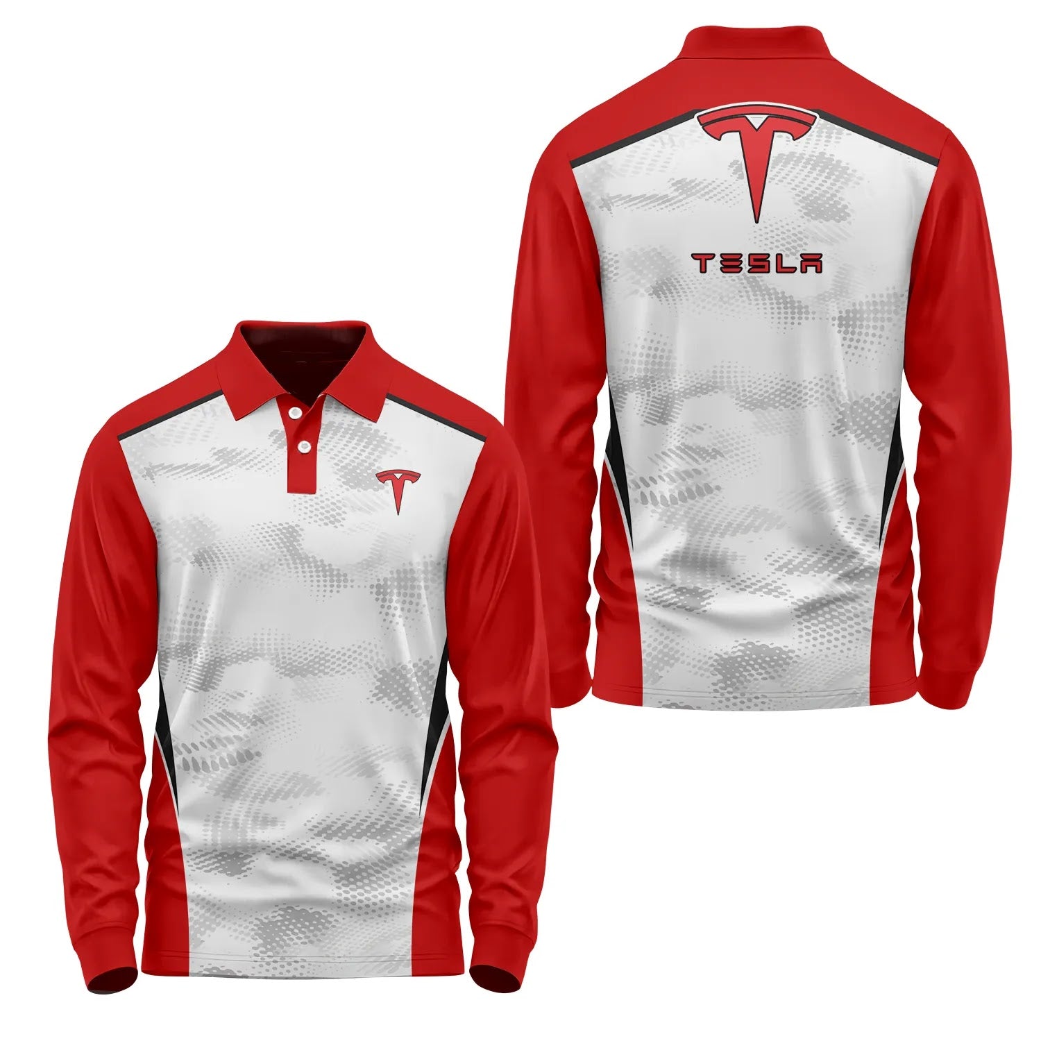 Tesla Long Sleeve Polo SC081