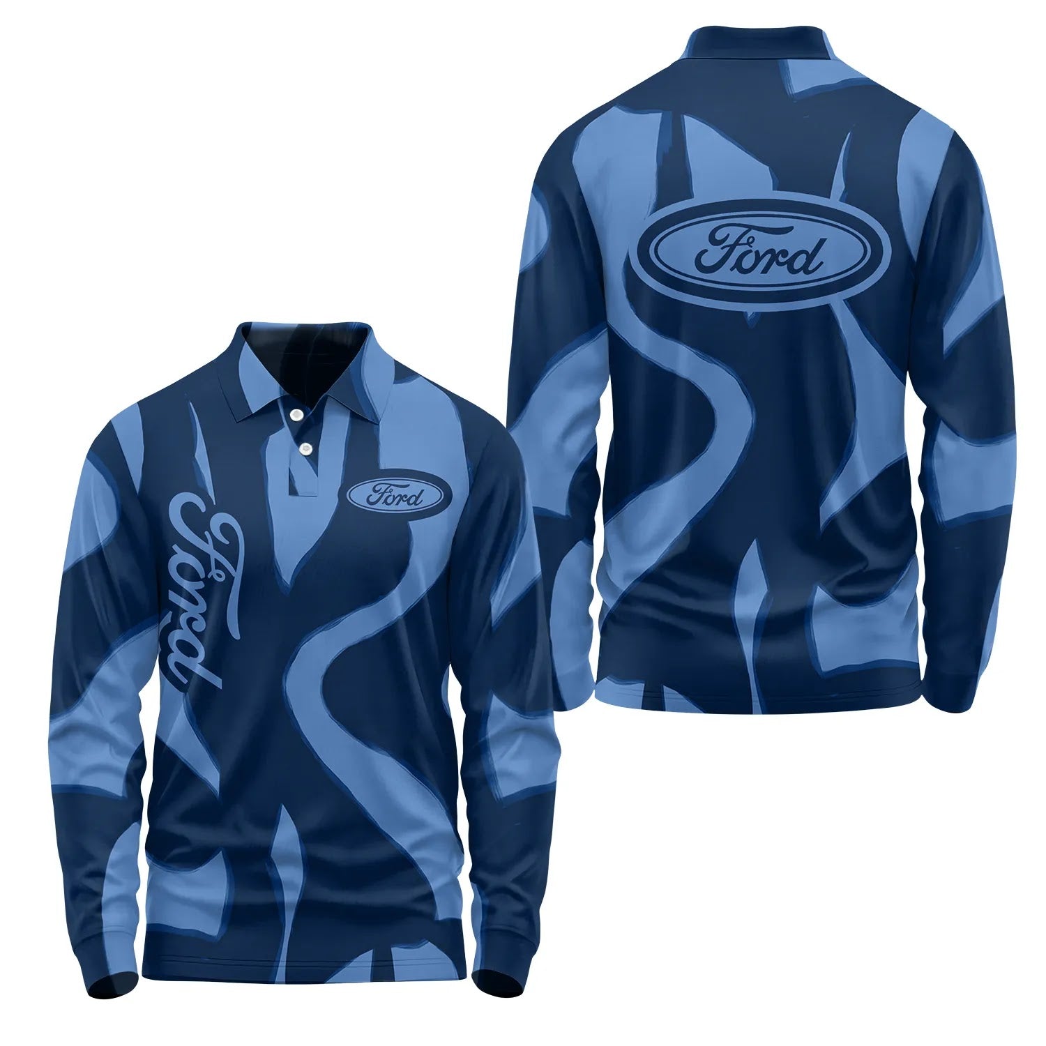 Ford Long Sleeve Polo SHW068