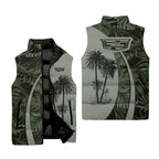 Cadillac Sleeveless Puffer Jacket SHW063