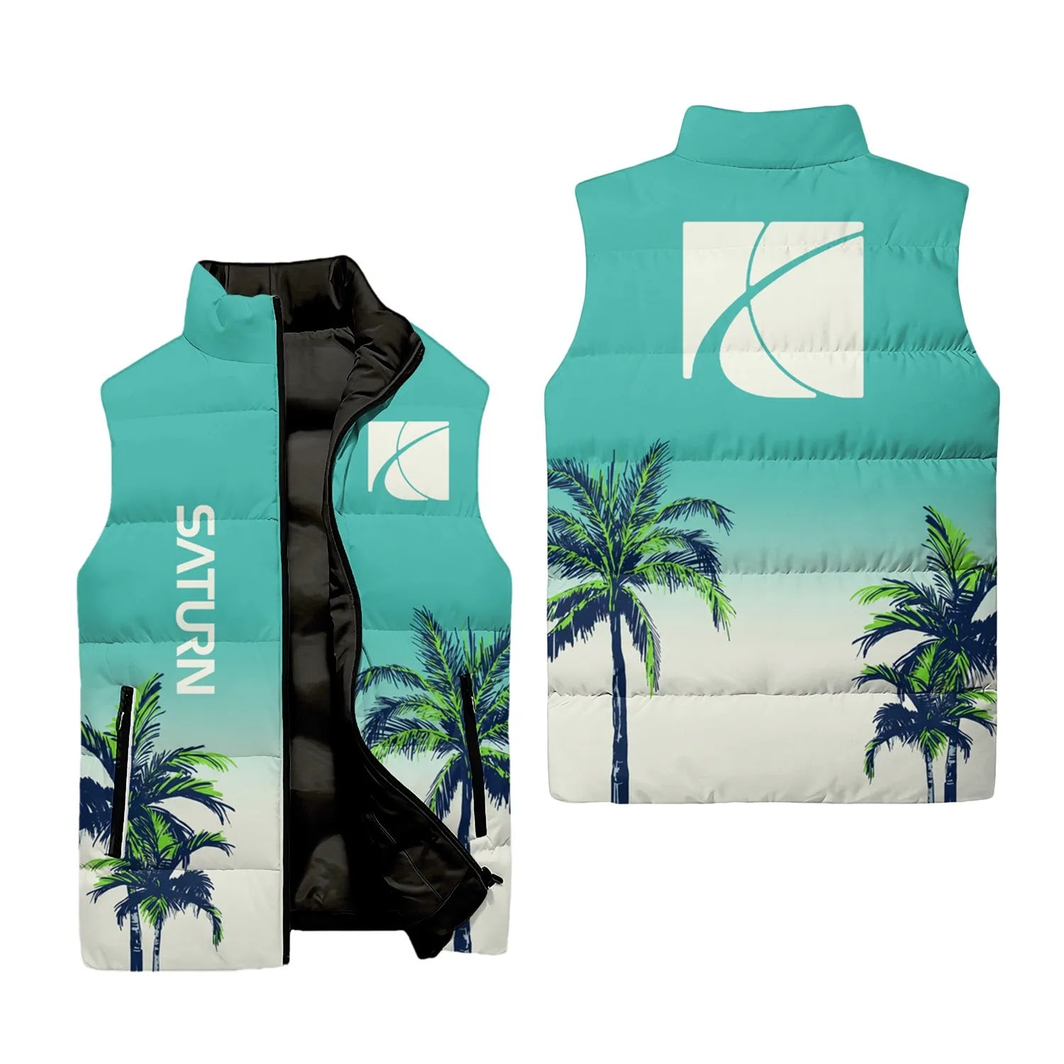 Saturn Sleeveless Puffer Jacket SHW020