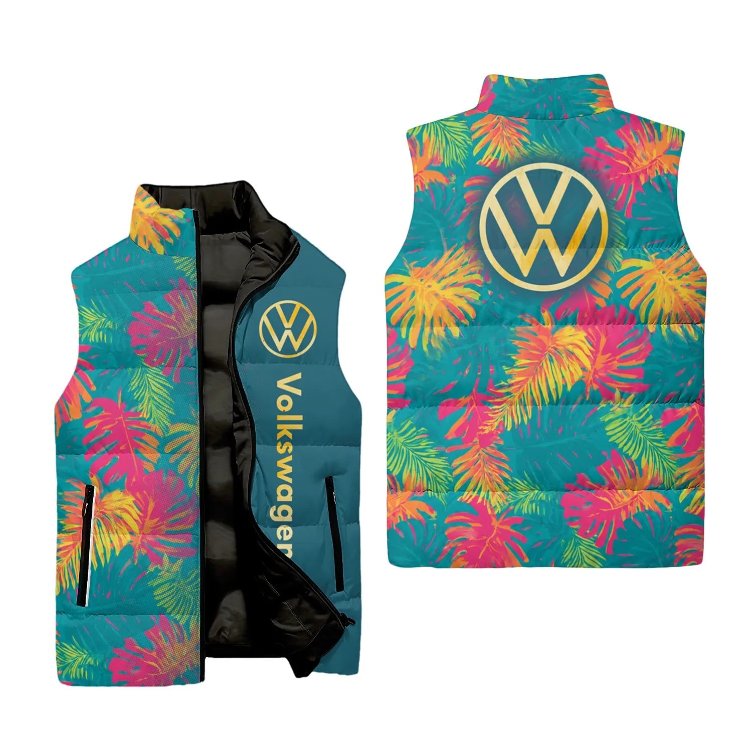 Volkswagen Sleeveless Puffer Jacket SHW059