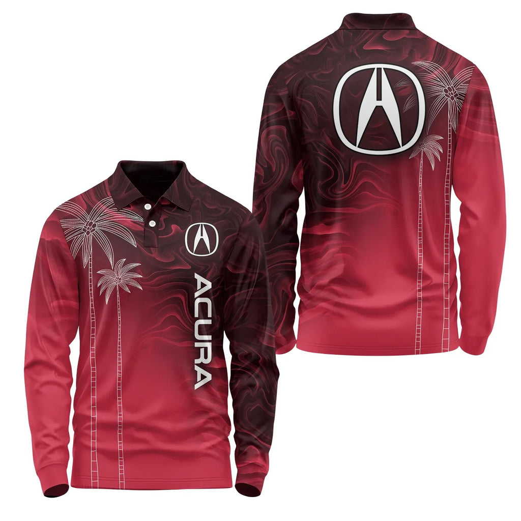 Acura Long Sleeve Polo SHW070