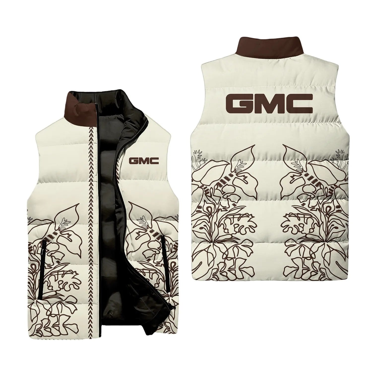 GMC Sleeveless Puffer Jacket SHW064