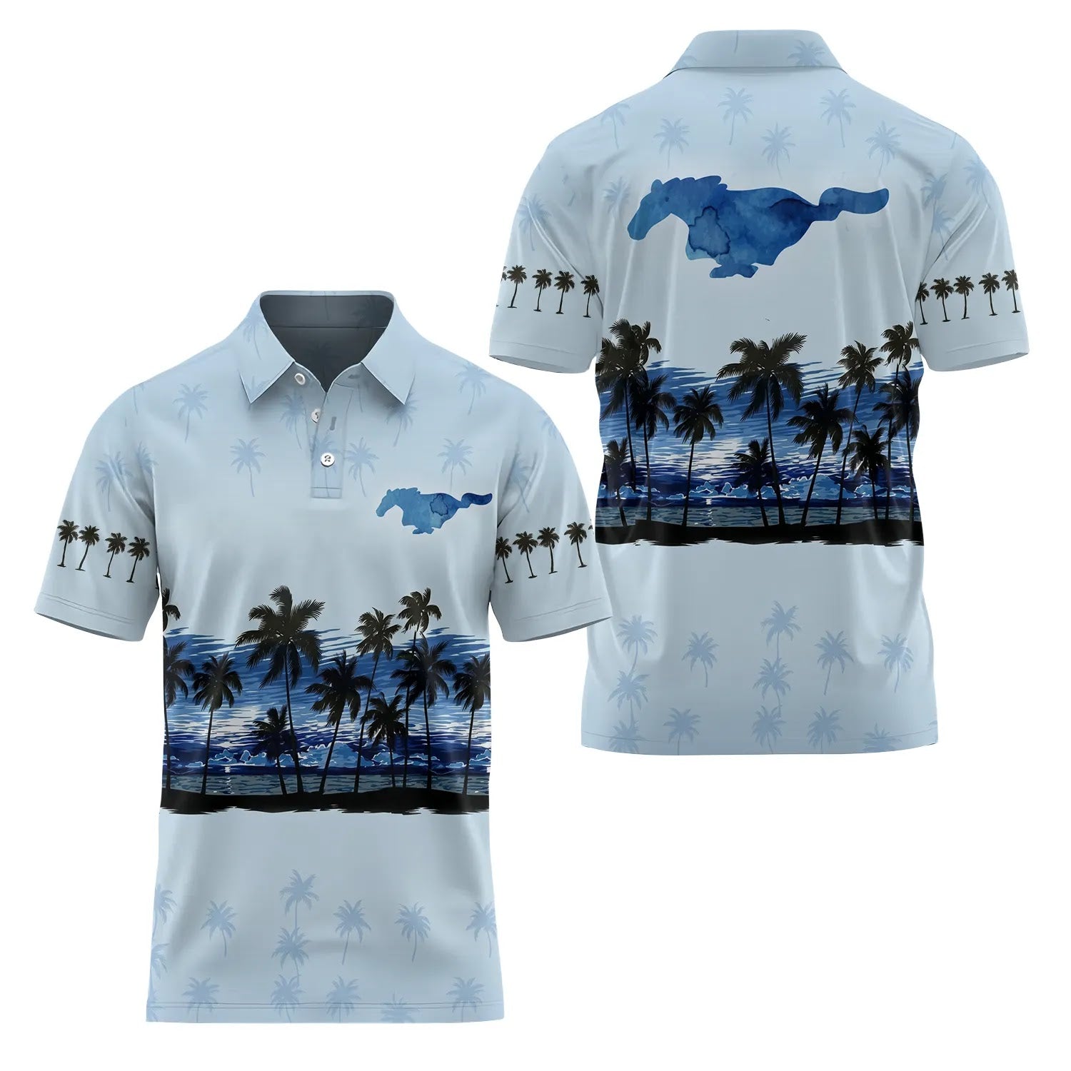 Ford Mustang Short Sleeve Polo SHW016