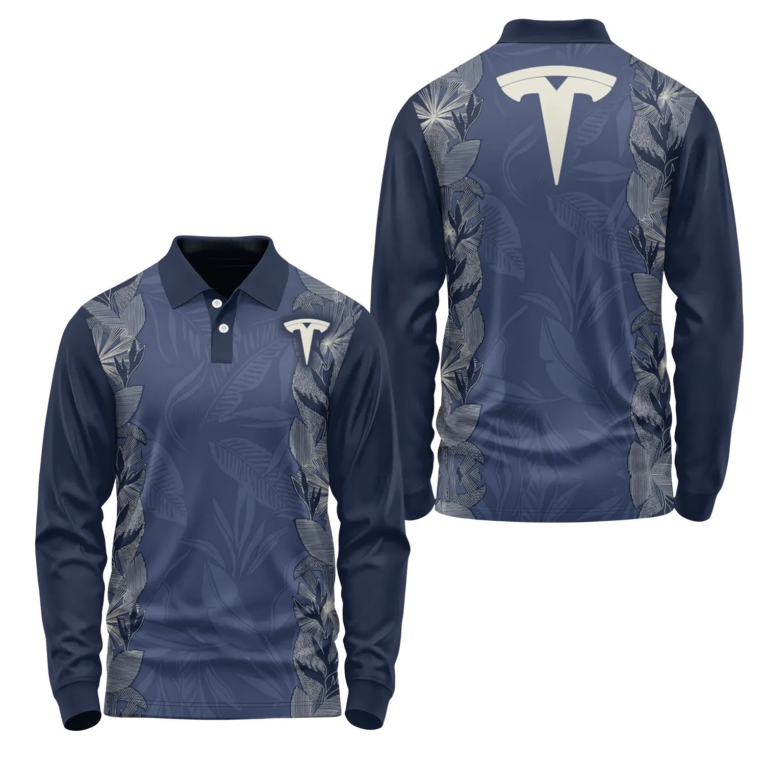 Tesla Long Sleeve Polo SHW045